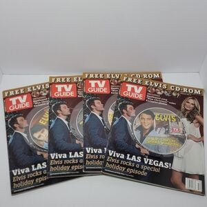 Elvis TV Guide CD-Rom Set Of All 4 Brand New Unreleased Blue Christmas And Photo